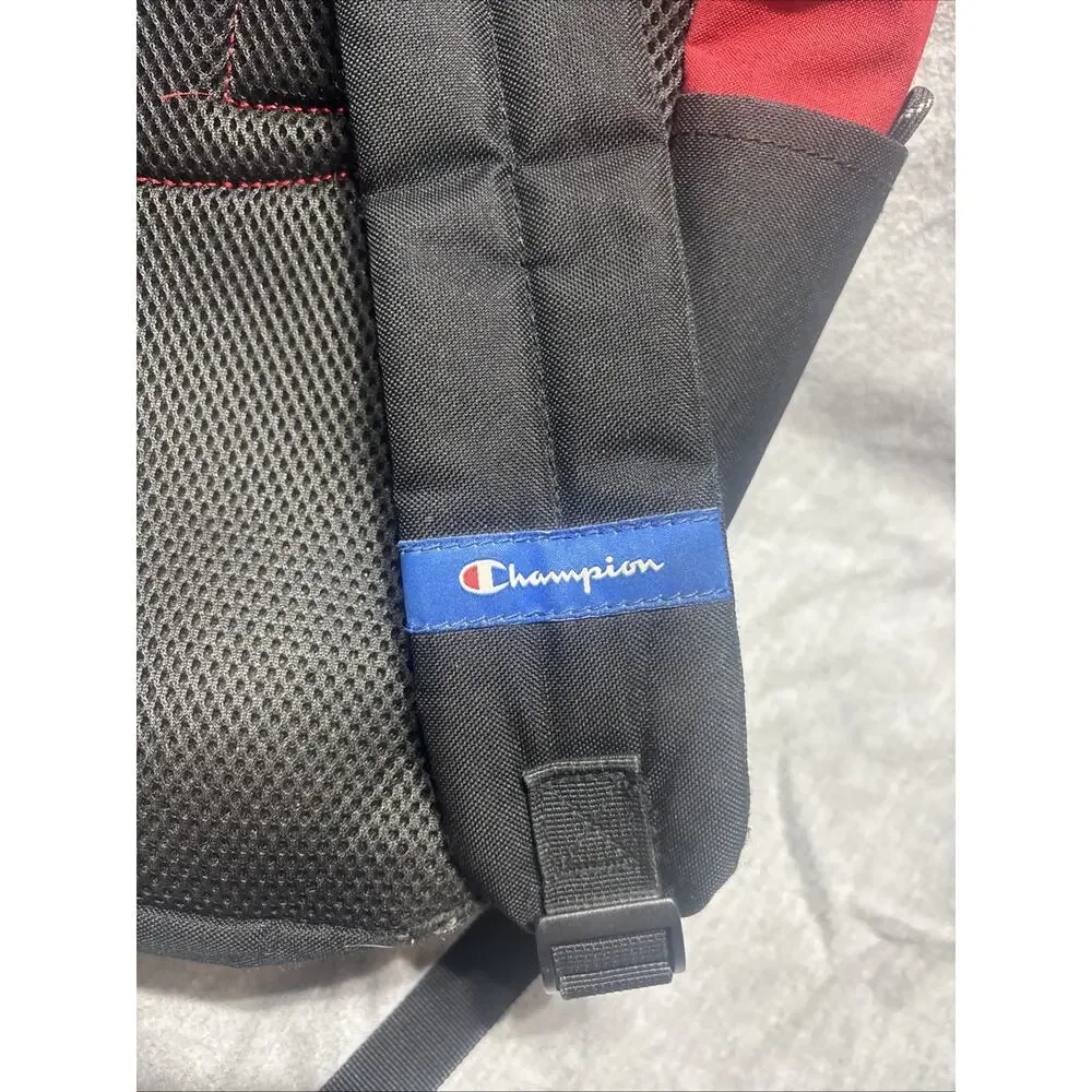 Champion Red & Black Bookbag, Travel Bag, School Bag backpack